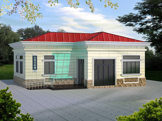 感城镇现代都市型移动厕所